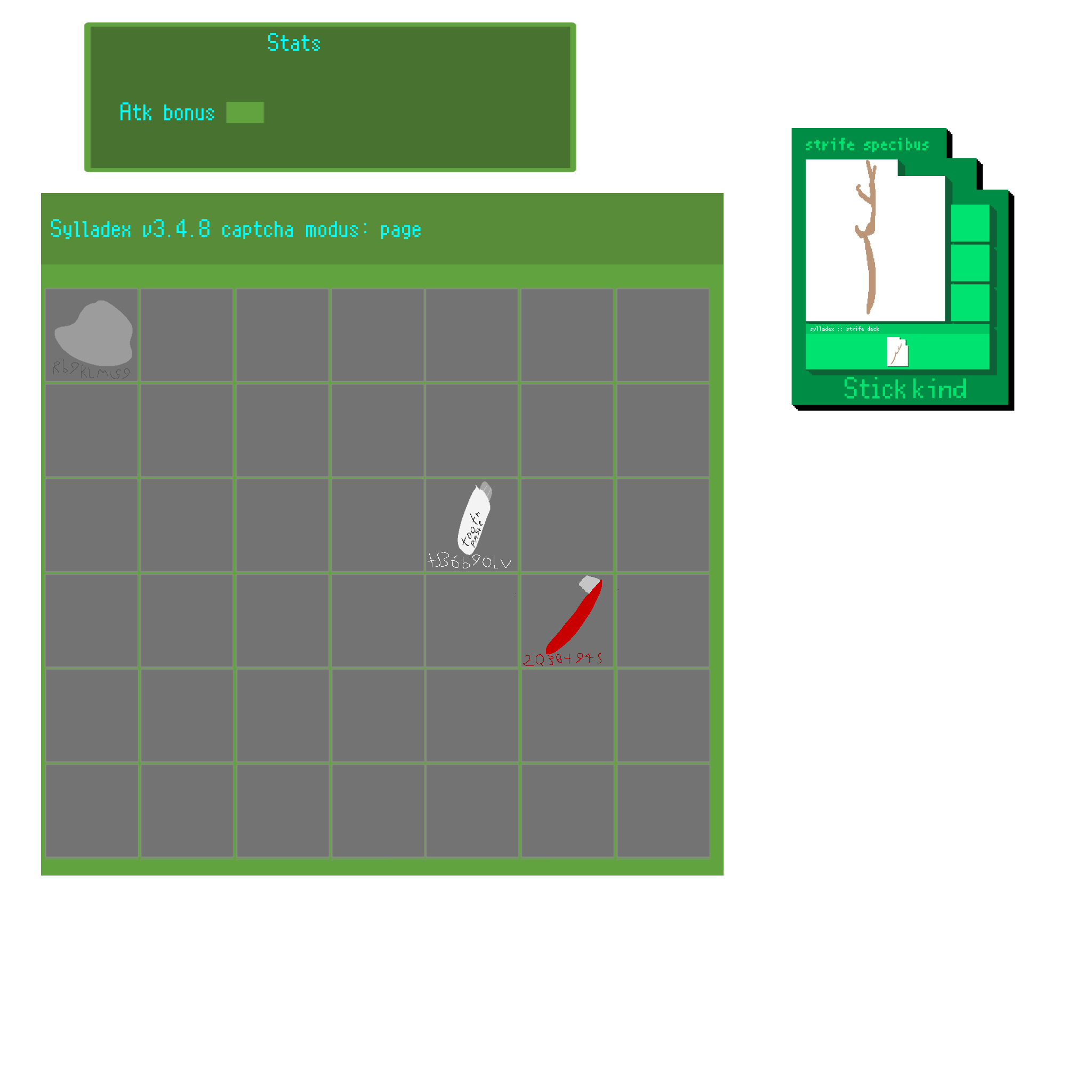 you open your sylladex